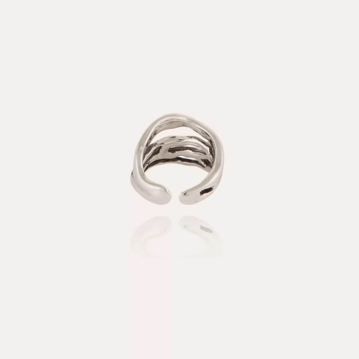 Gas Bijoux Bague Corail argentée Fashion