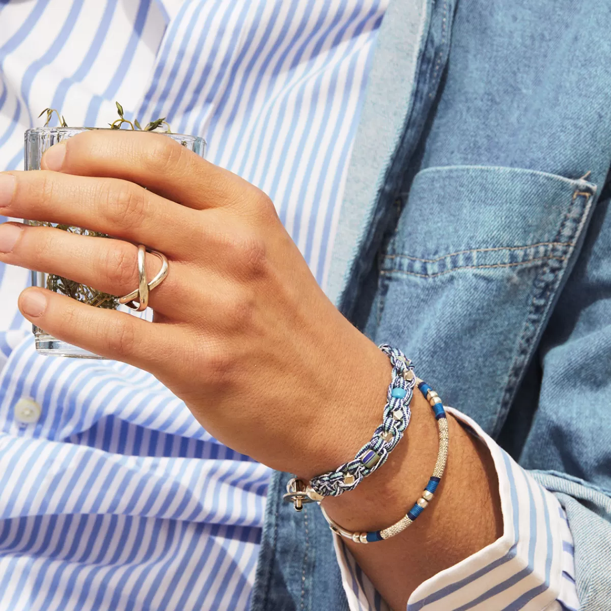 Gas Bijoux Bague Destinée grand modèle argentée Best