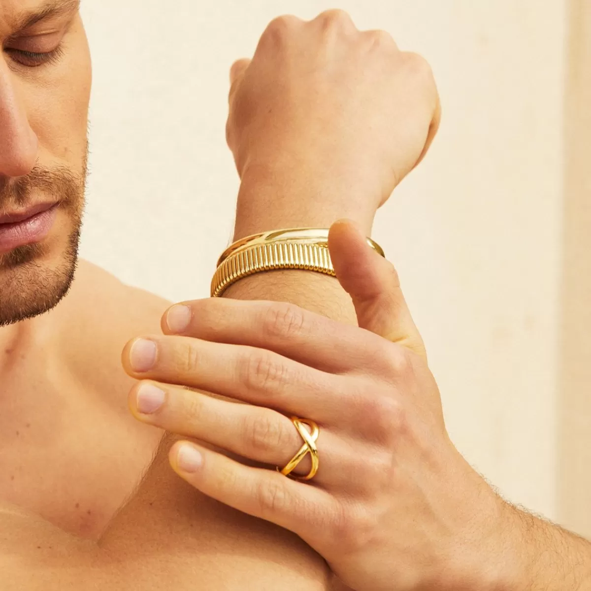 Gas Bijoux Bague Destinée grand modèle dorée Best
