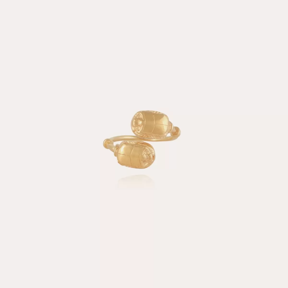 Gas Bijoux Bague Duality Scaramouche dorée Cheap