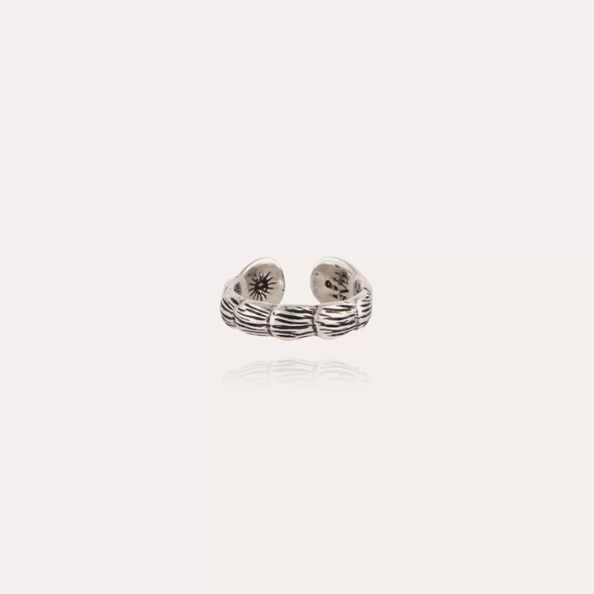 Gas Bijoux Bague Liane jonc Bis argentée Online
