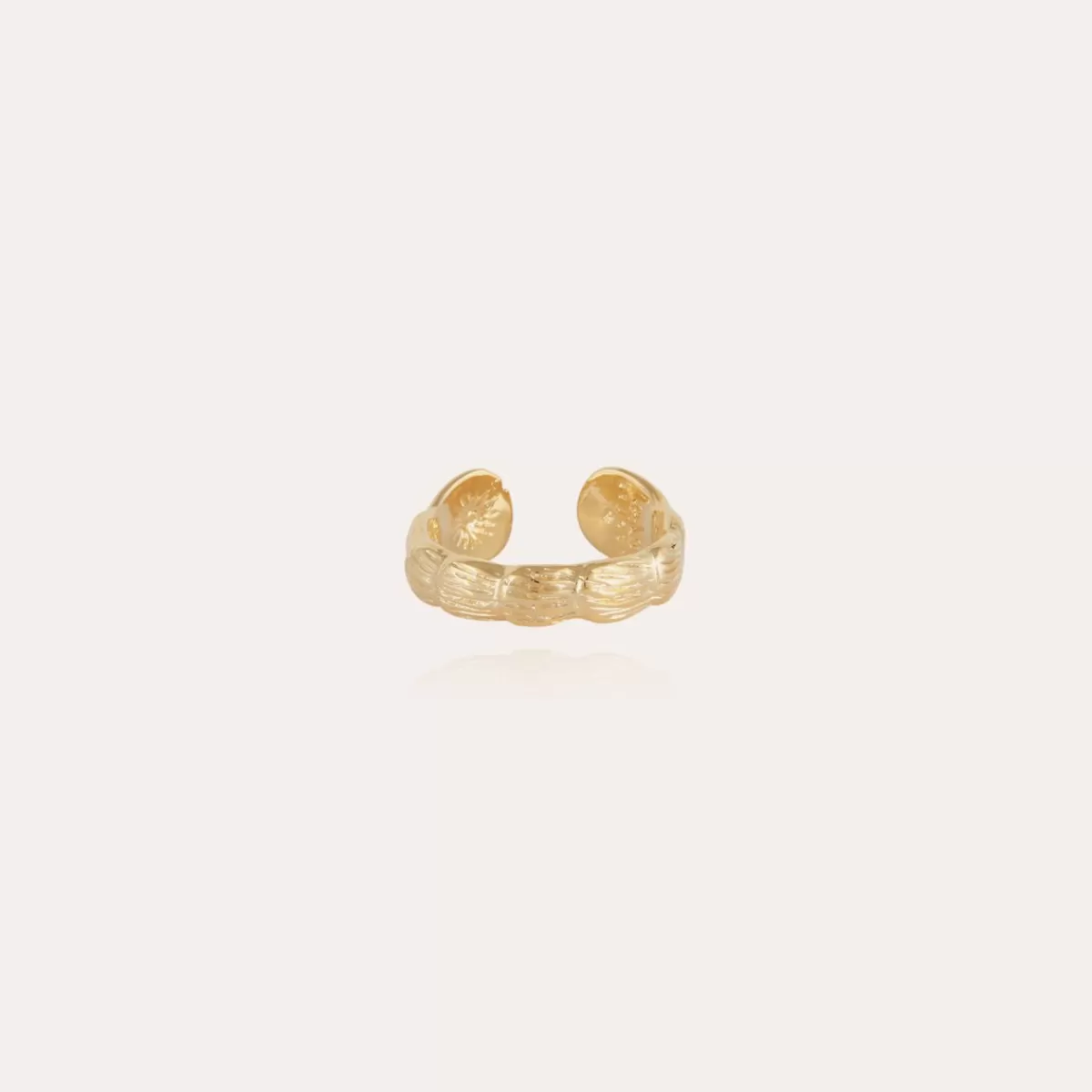 Gas Bijoux Bague Liane jonc Bis dorée Cheap