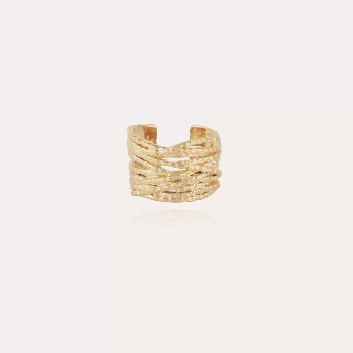 Gas Bijoux Bague Liane manchette dorée Cheap