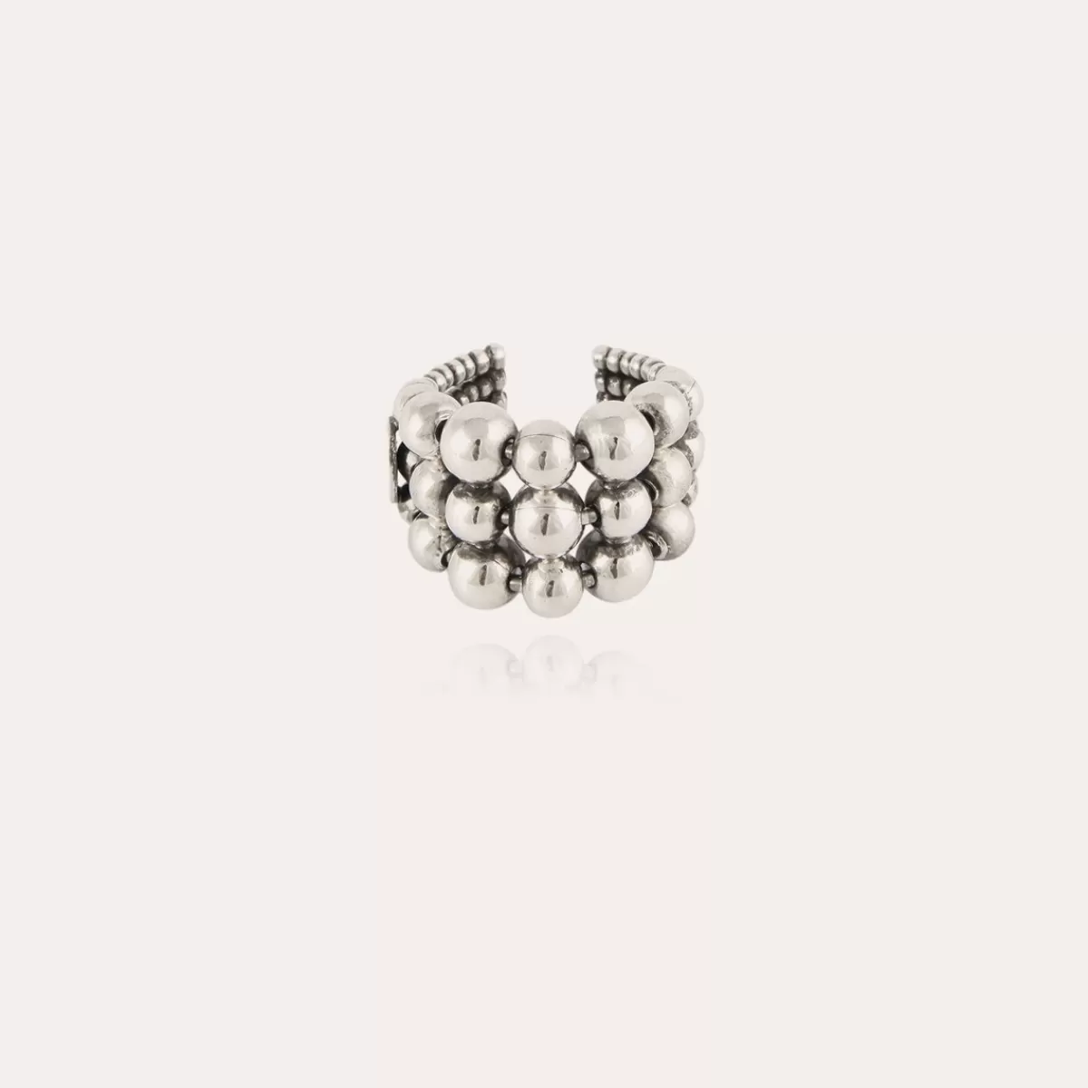 Gas Bijoux Bague Multiperla argentée Shop
