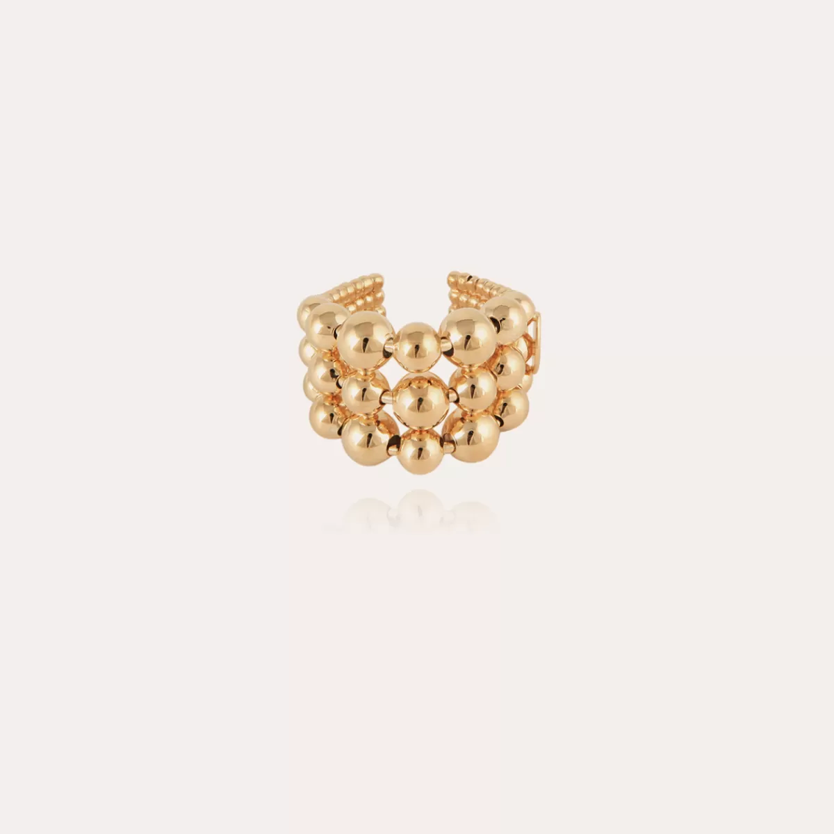 Gas Bijoux Bague Multiperla dorée Online