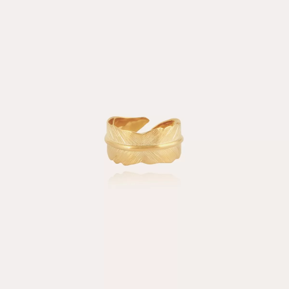 Gas Bijoux Bague Penna grand modèle dorée Outlet