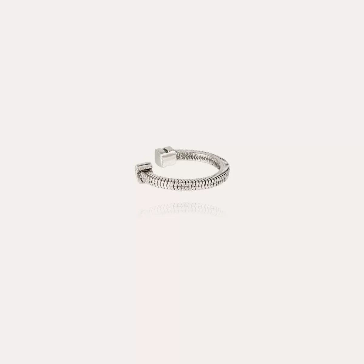 Gas Bijoux Bague Sari argentée New