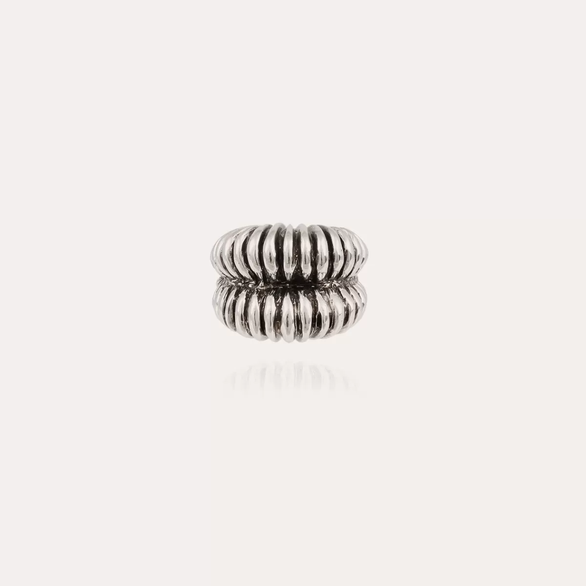 Gas Bijoux Bague Tiki argentée Best