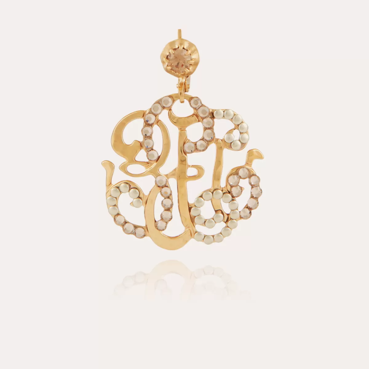 Gas Bijoux Boucles d'oreilles Arabesque petit modèle dorées Shop