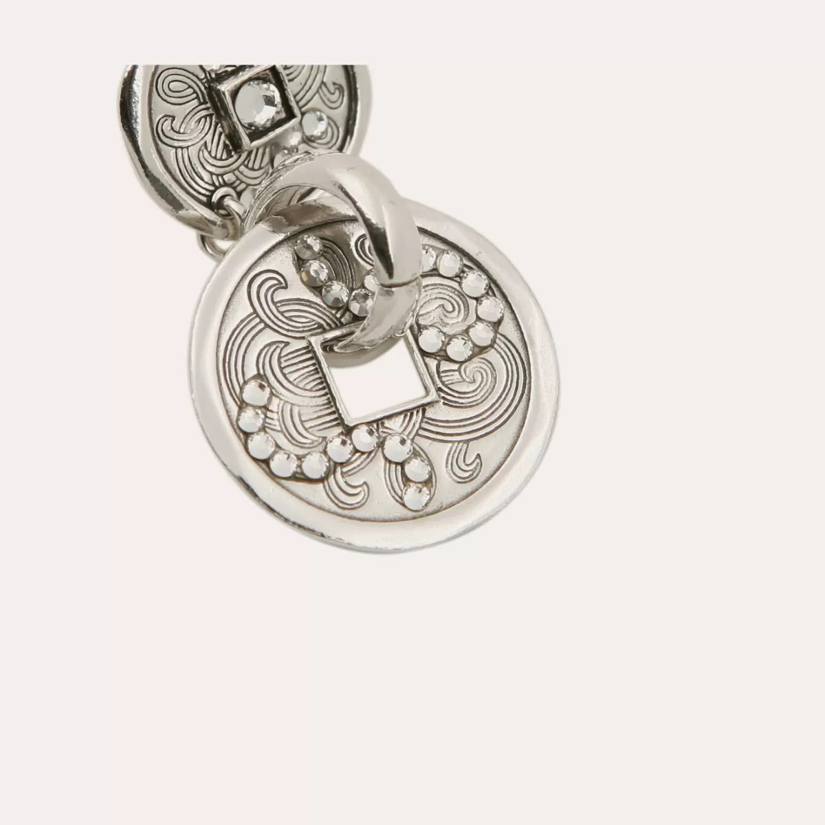 Gas Bijoux Boucles d'oreilles Aurelia strass argentées Store