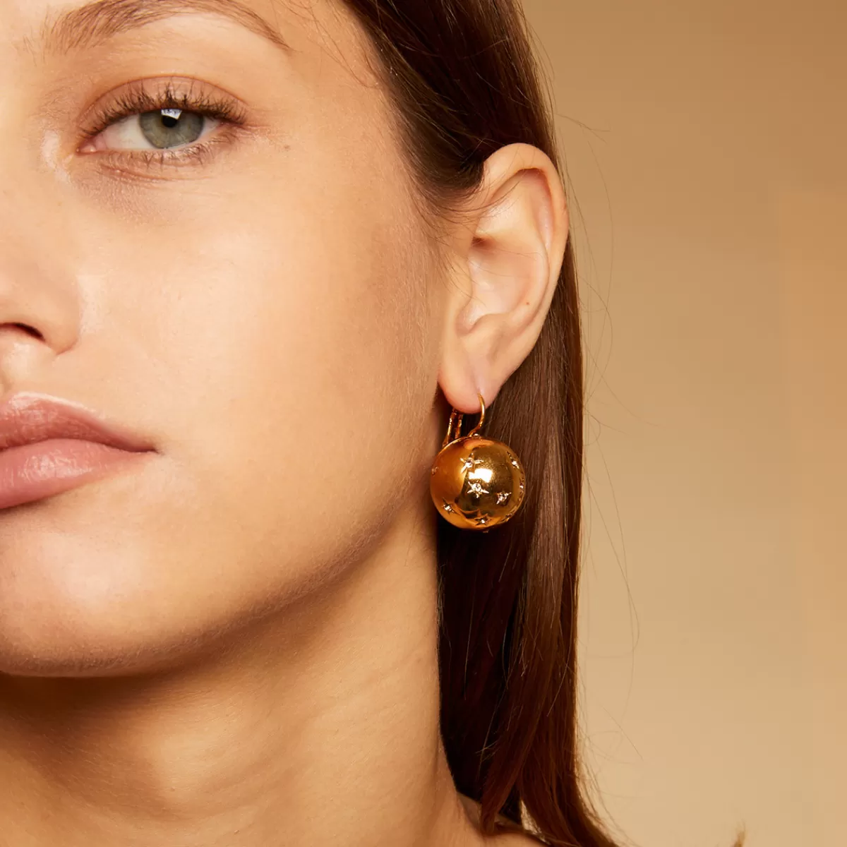 Gas Bijoux Boucles d'oreilles Comète grand modèle es Doré Shop