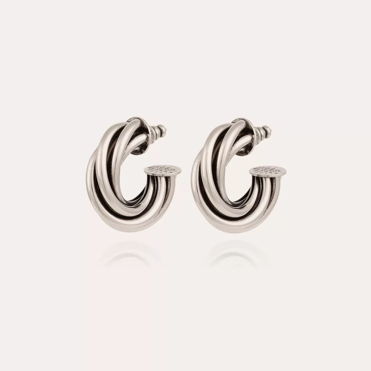 Gas Bijoux Boucles d'oreilles créoles Atik petit modèle argentées Best