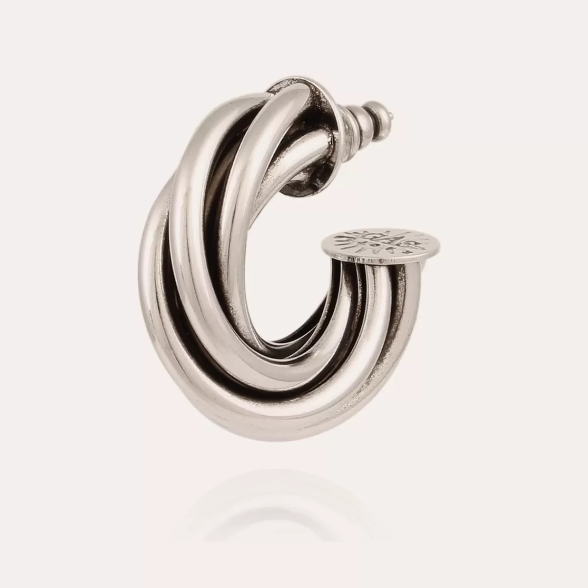 Gas Bijoux Boucles d'oreilles créoles Atik petit modèle argentées Best