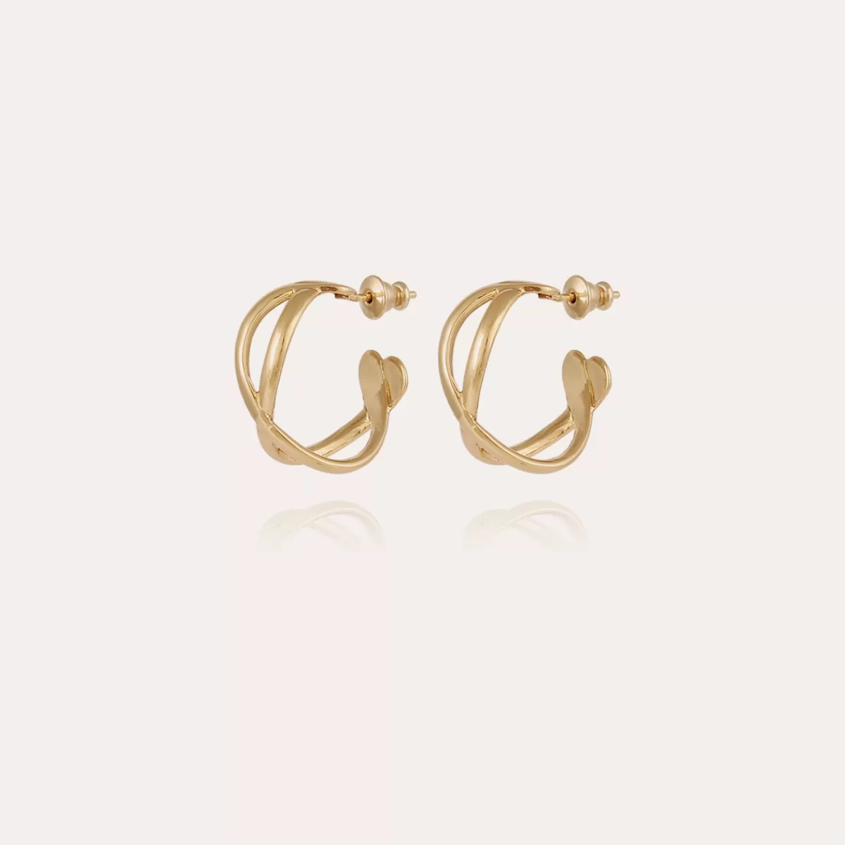 Gas Bijoux Boucles d'oreilles créoles Destinée dorées Hot
