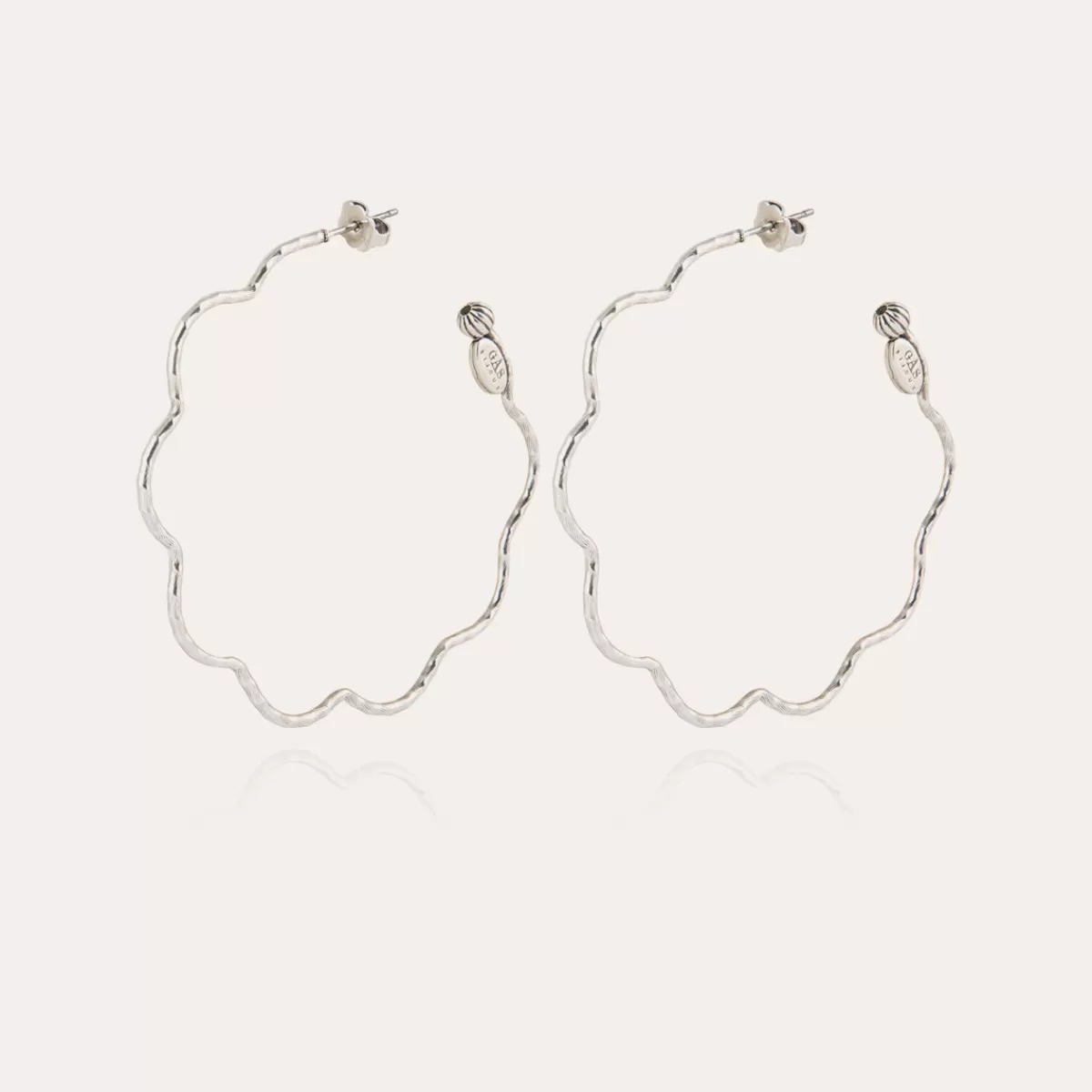 Gas Bijoux Boucles d'oreilles créoles Florette argentées Online