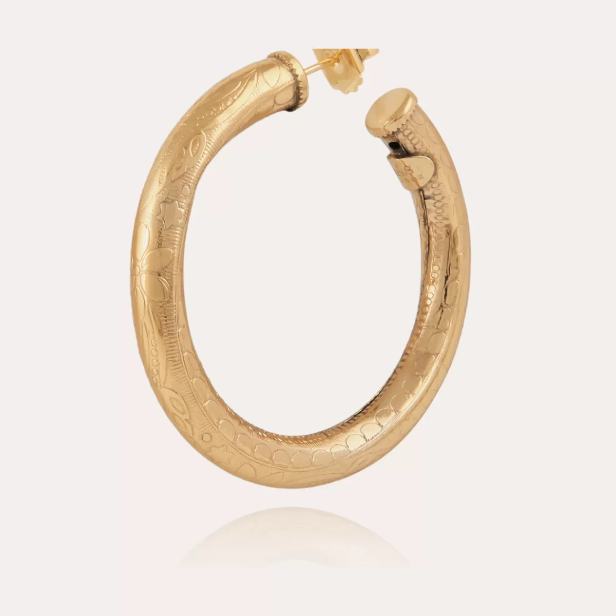 Gas Bijoux Boucles d'oreilles créoles Maoro petit modèle dorées Best