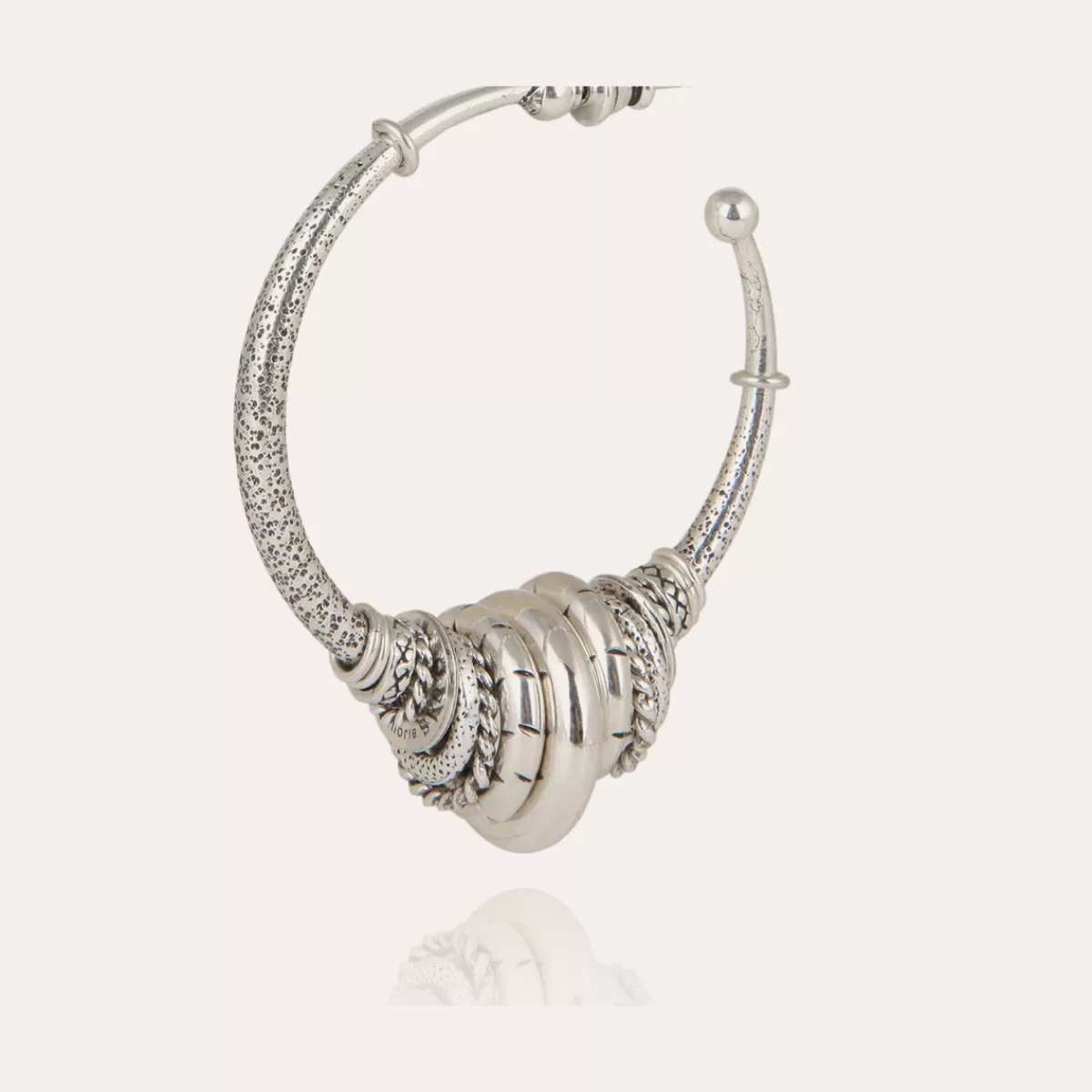 Gas Bijoux Boucles d'oreilles créoles Maranzana argentées Online