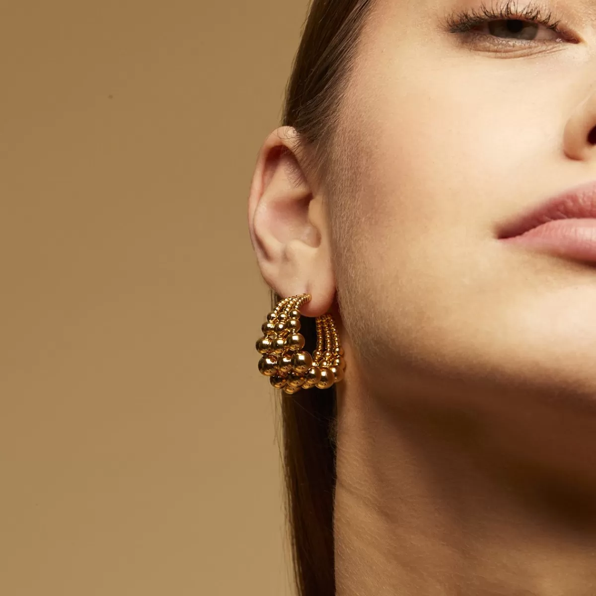 Gas Bijoux Boucles d'oreilles créoles Multiperla mini dorées Online