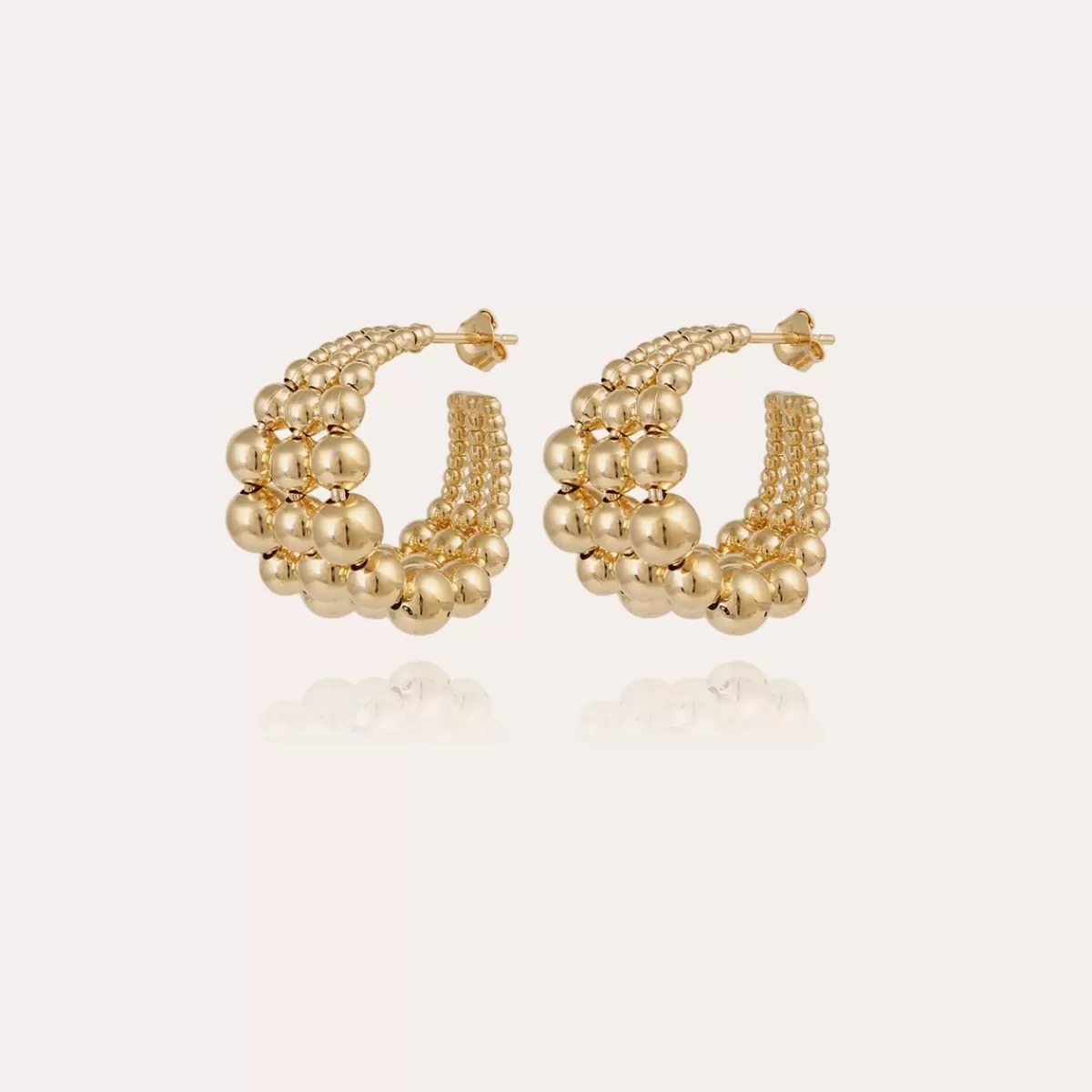 Gas Bijoux Boucles d'oreilles créoles Multiperla mini dorées Online