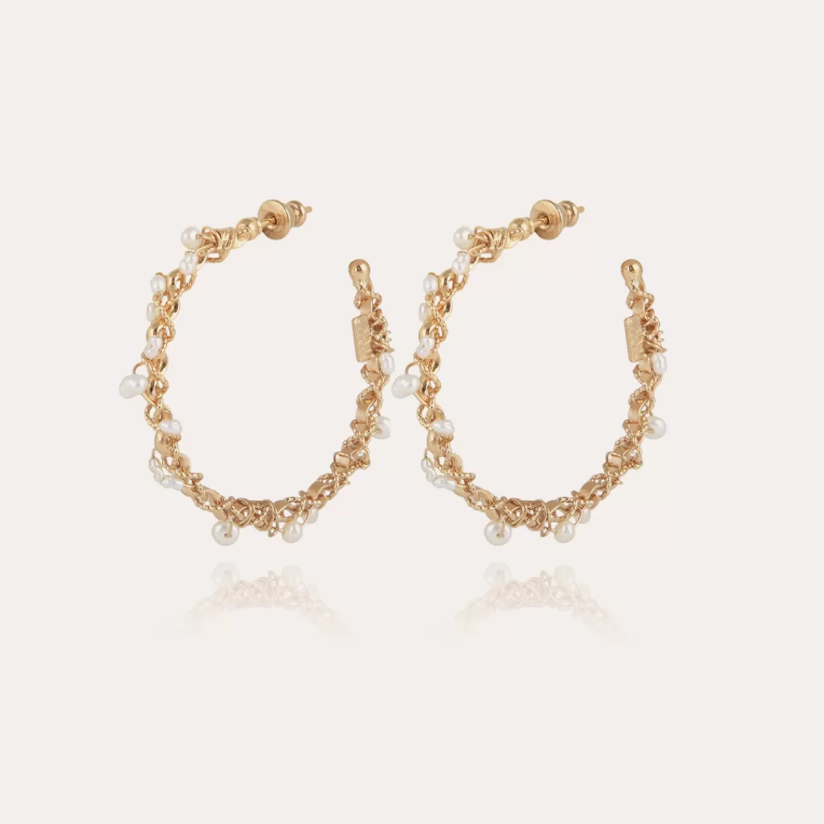 Gas Bijoux Boucles d'oreilles créoles Orphée dorées Store