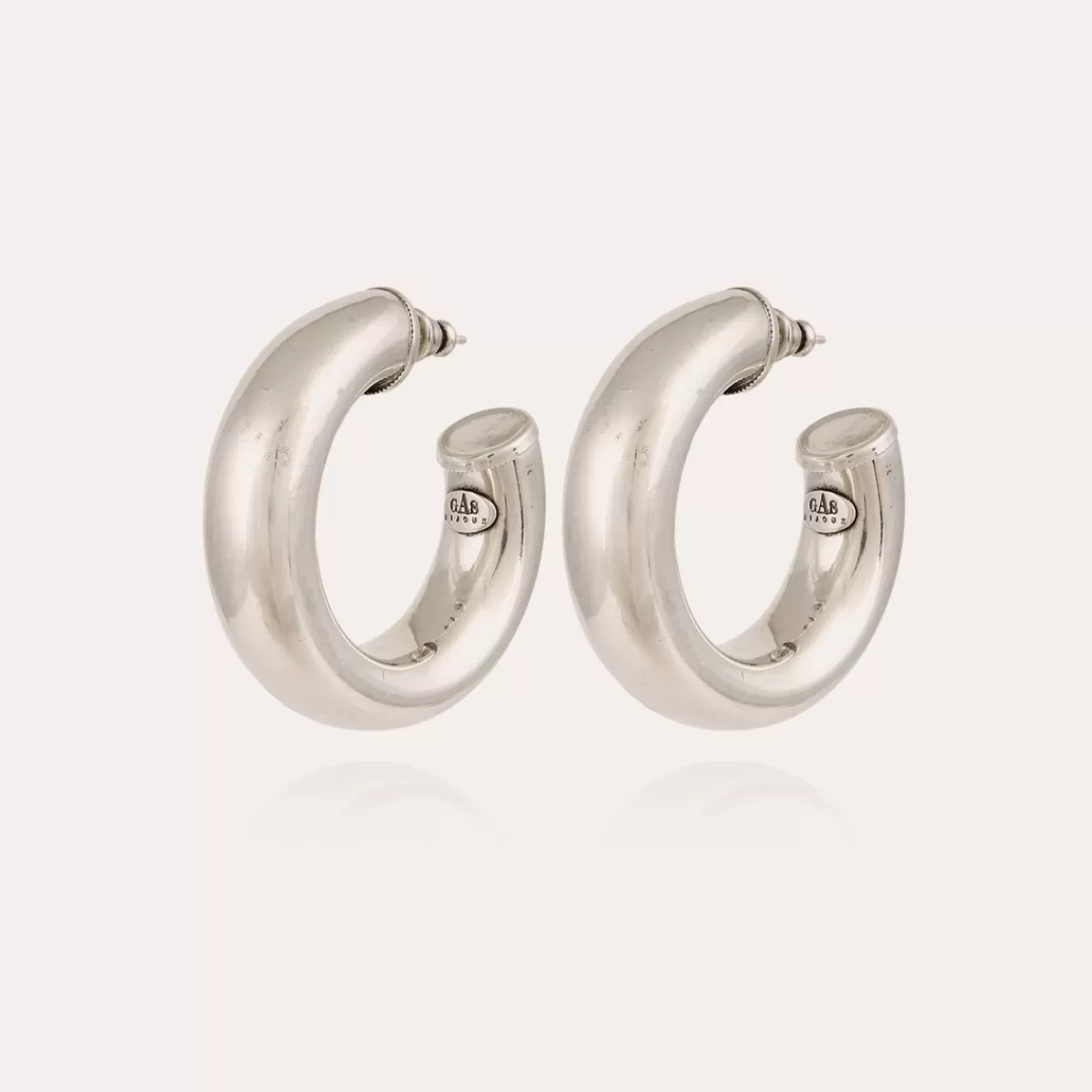 Gas Bijoux Boucles d'oreilles créoles Turner argentées Best