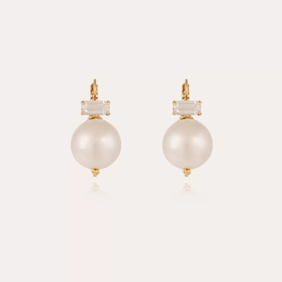 Gas Bijoux Boucles d'oreilles Decalcia dorées Noir Flash Sale