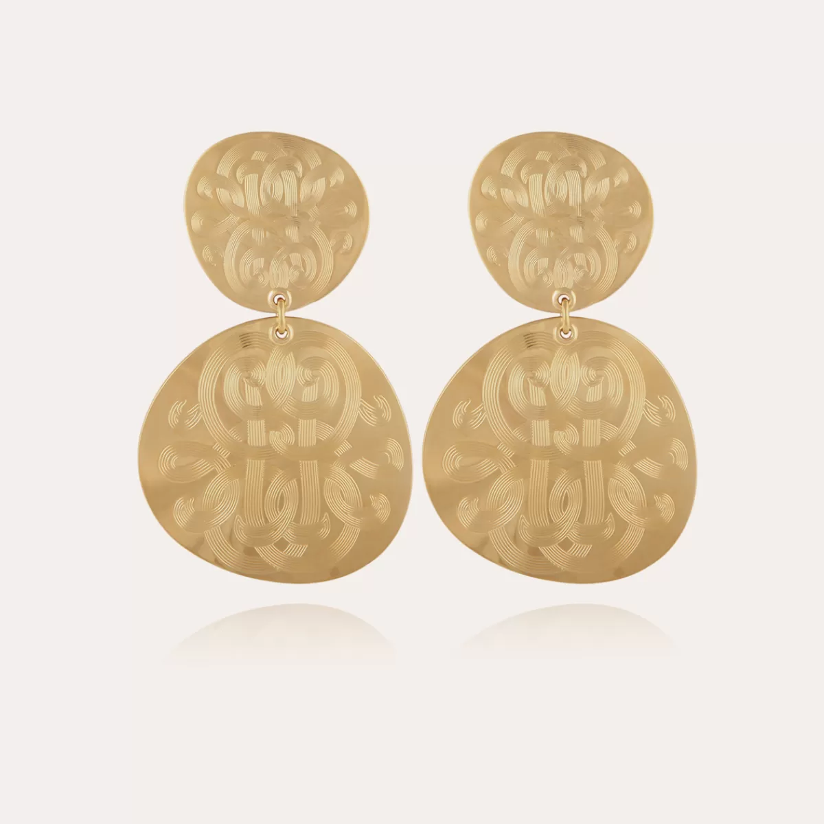 Gas Bijoux Boucles d'oreilles Diva Nuage dorées Store