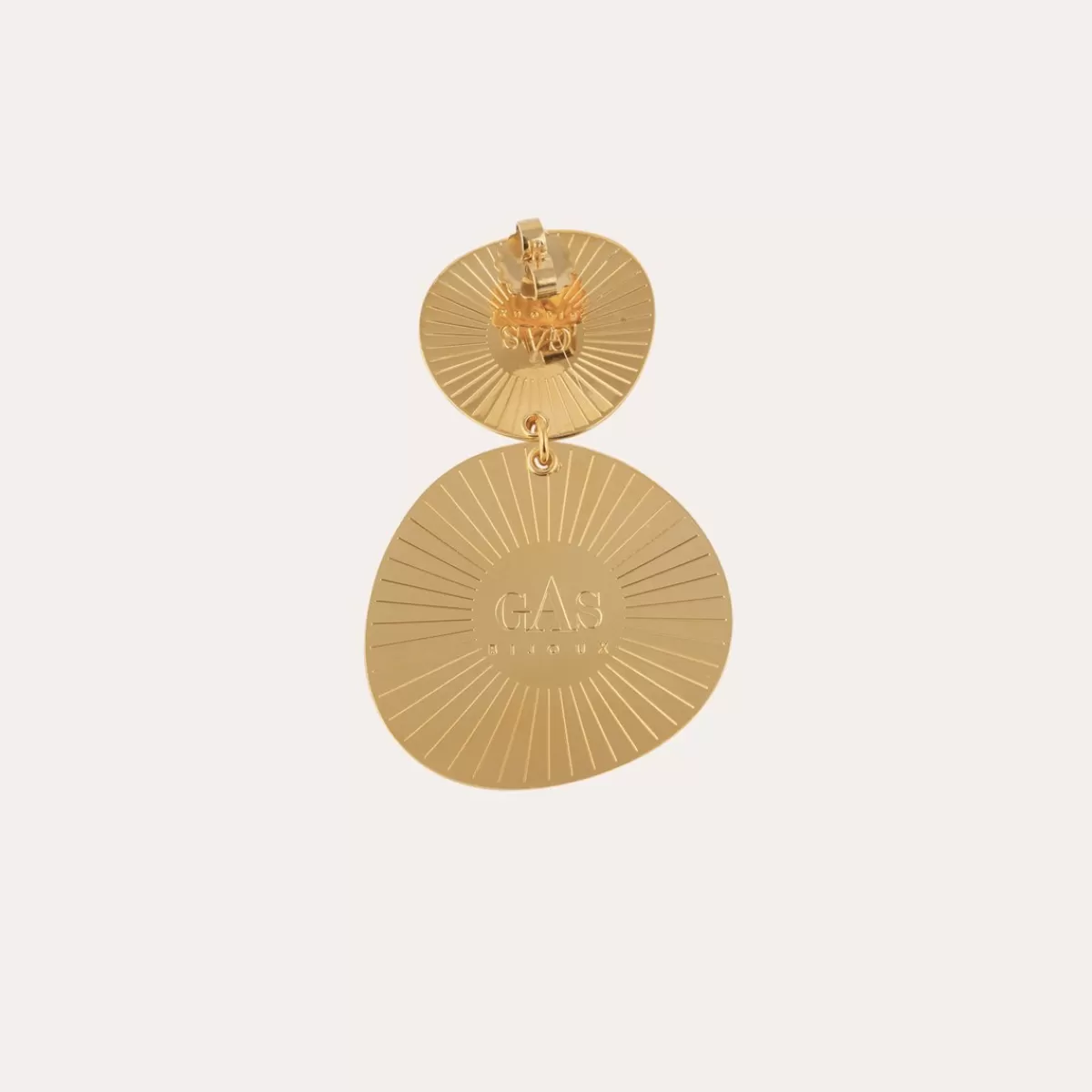 Gas Bijoux Boucles d'oreilles Diva Nuage dorées Store