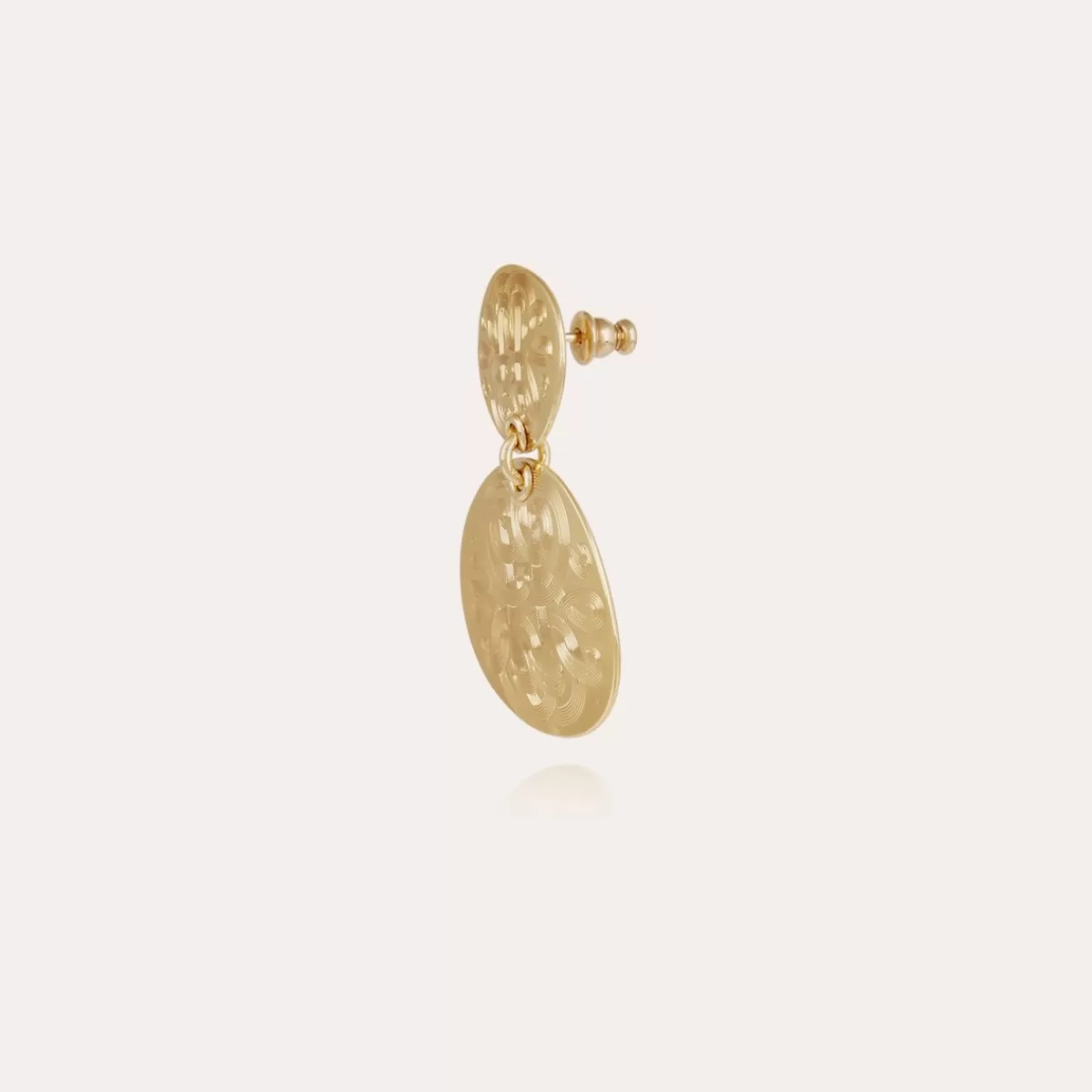 Gas Bijoux Boucles d'oreilles Diva Nuage petit modèle dorées Hot