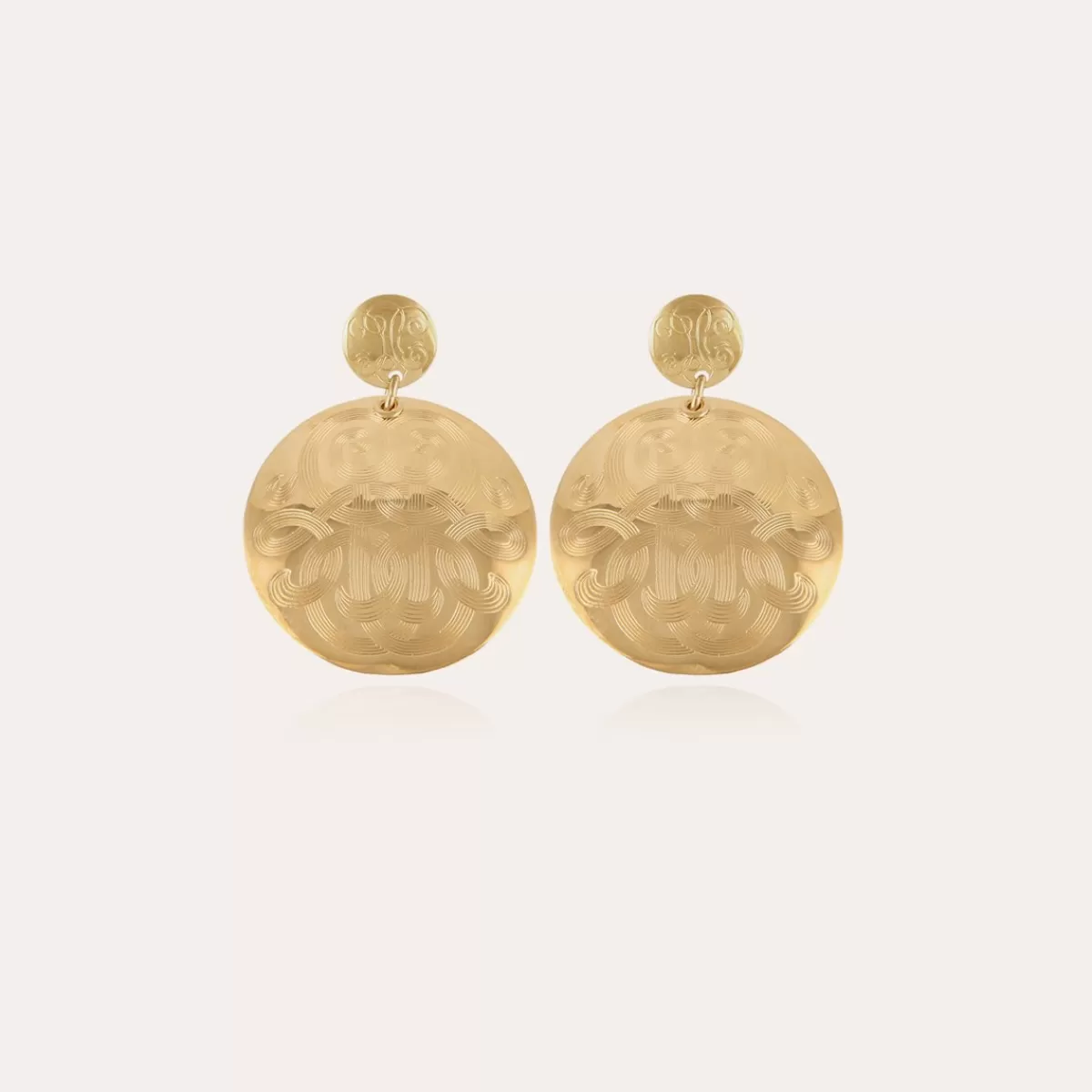 Gas Bijoux Boucles d'oreilles Diva petit modèle dorées Hot