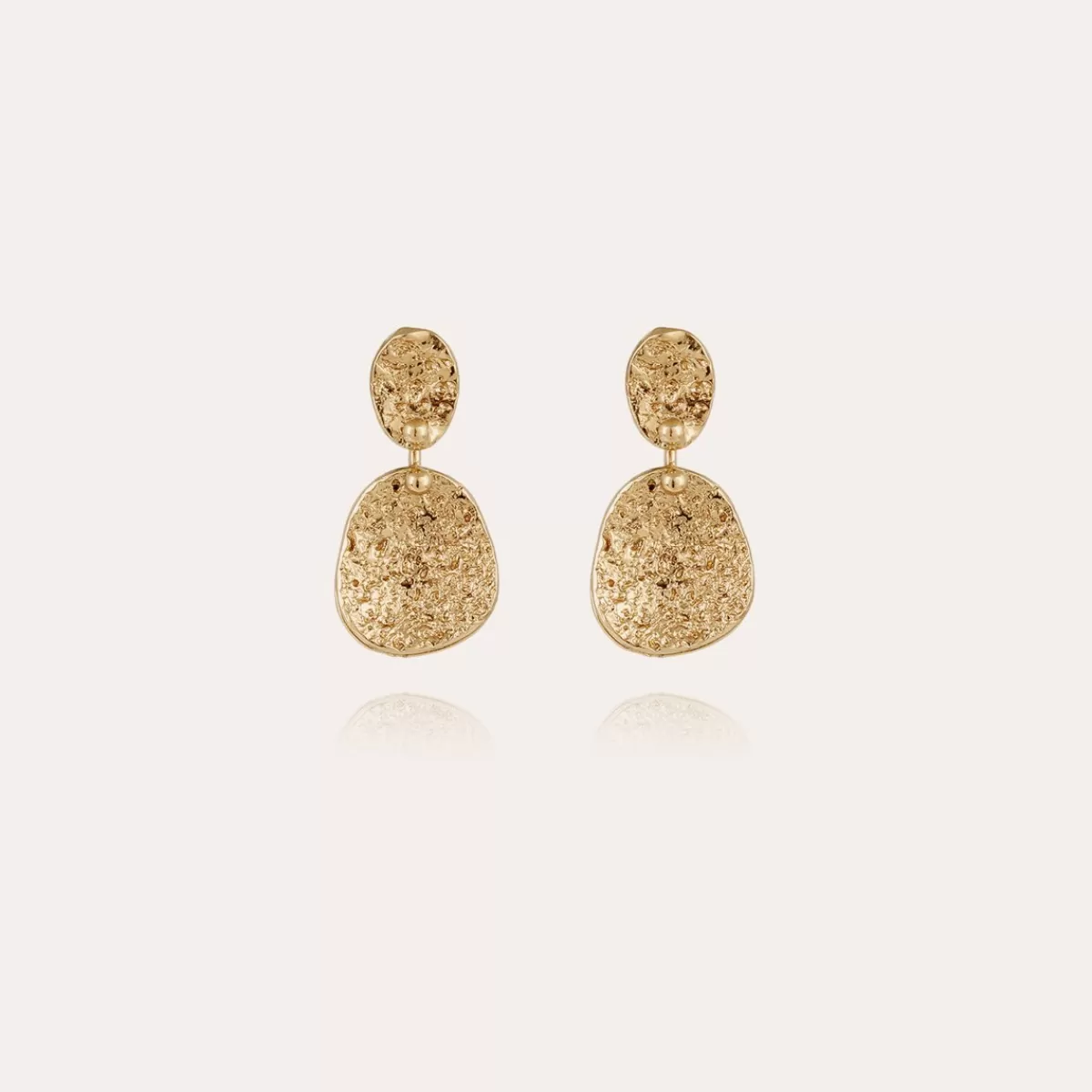 Gas Bijoux Boucles d'oreilles Eclipse petit modèle dorées Best