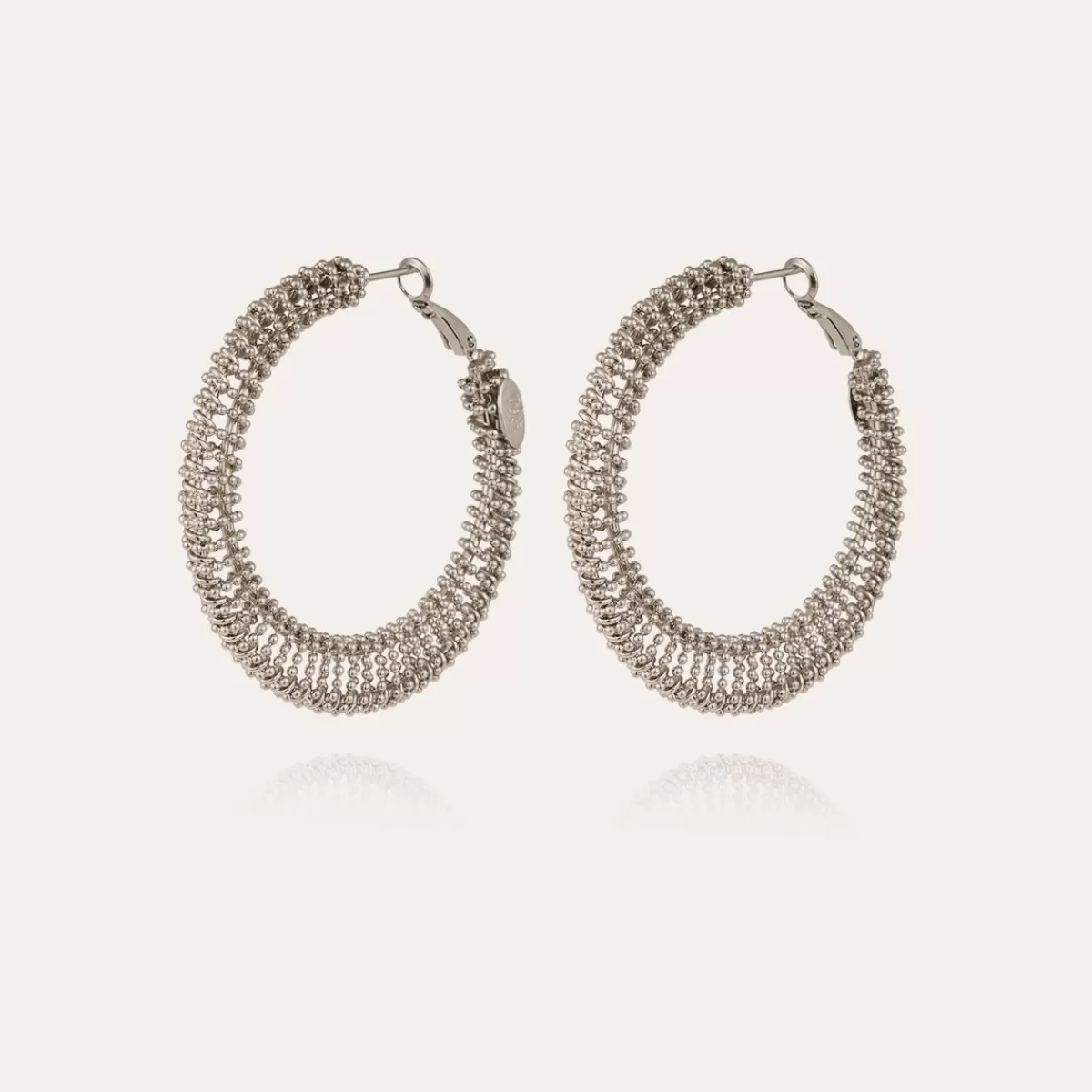 Gas Bijoux Boucles d'oreilles Izzia très grand modèle argentées Cheap