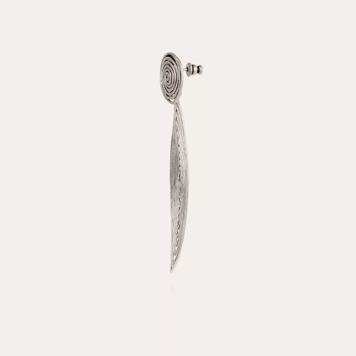 Gas Bijoux Boucles d'oreilles Longwave petit modèle argentées Discount