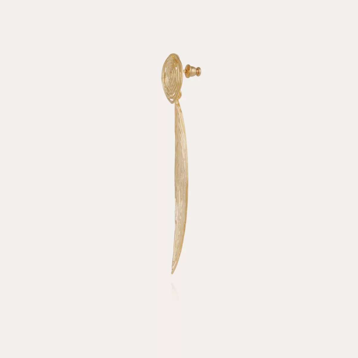 Gas Bijoux Boucles d'oreilles Longwave petit modèle dorées Discount