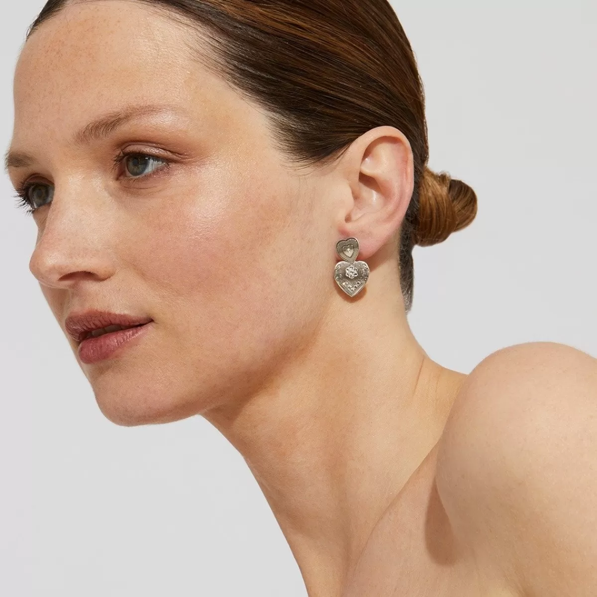 Gas Bijoux Boucles d'oreilles Love mini argentées Best Sale