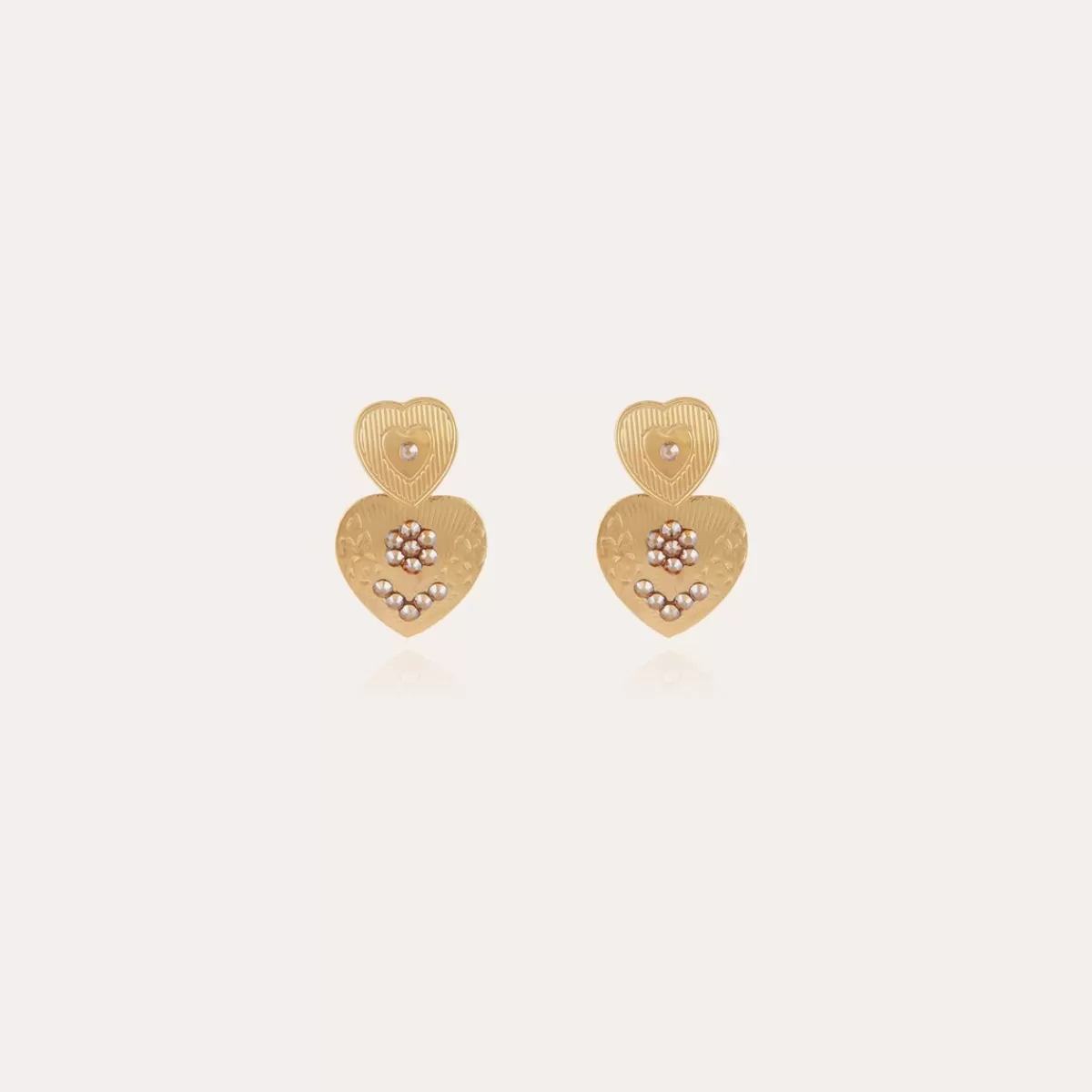 Gas Bijoux Boucles d'oreilles Love mini dorées Best