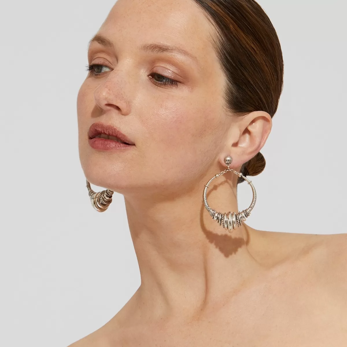 Gas Bijoux Boucles d'oreilles Maranzana argentées Discount