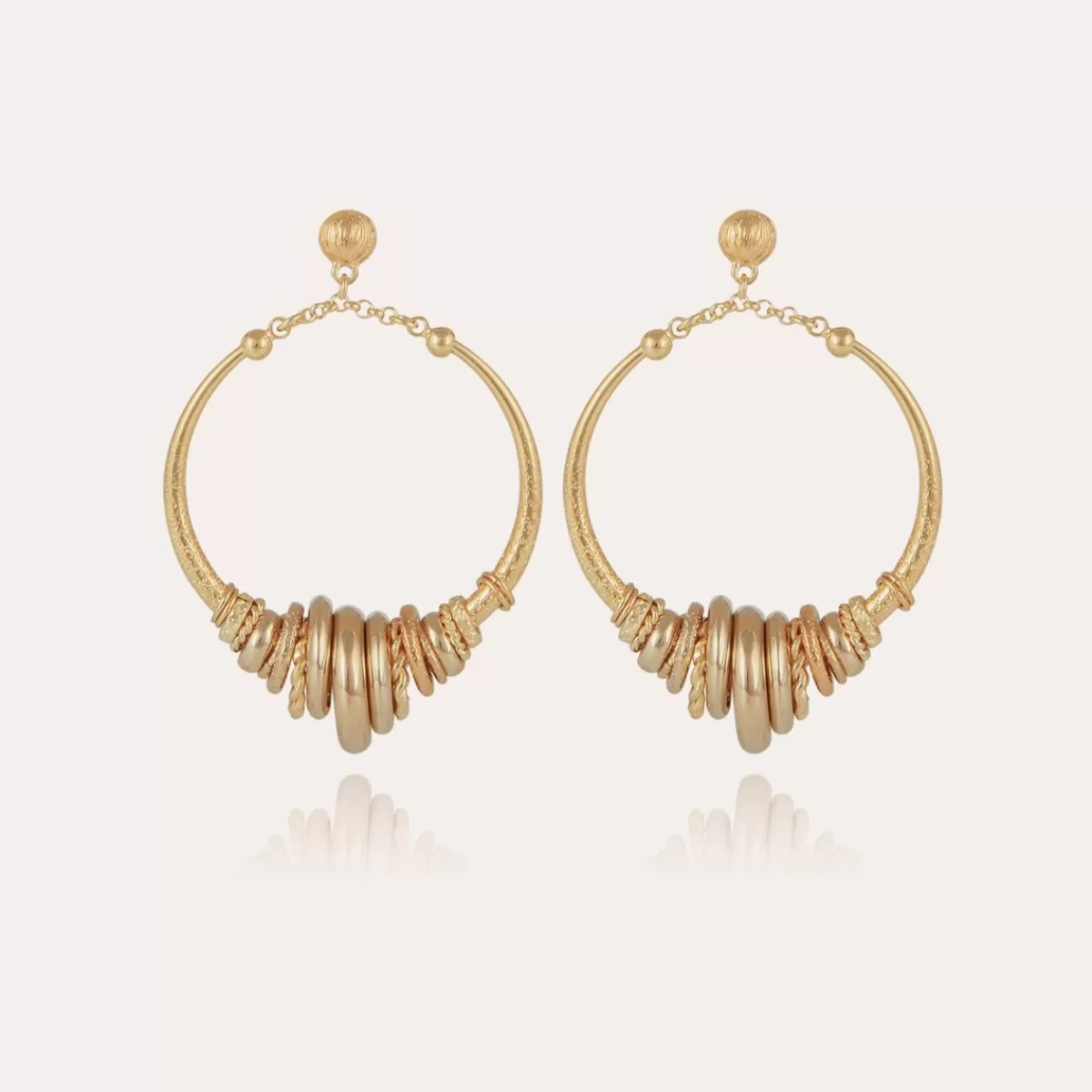 Gas Bijoux Boucles d'oreilles Maranzana dorées Best