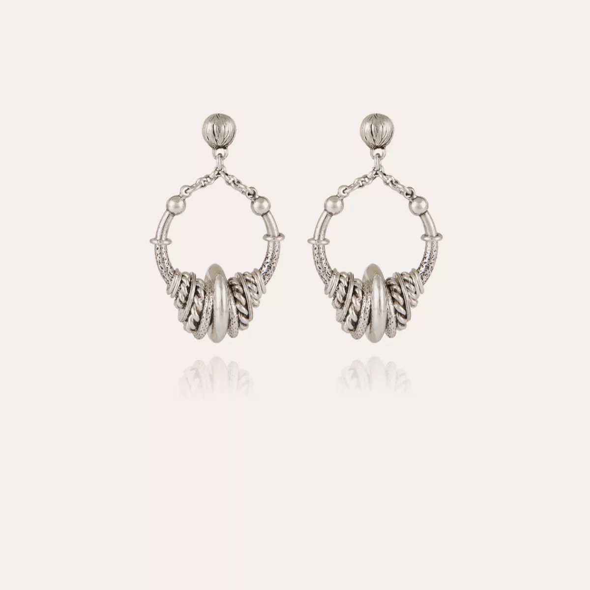Gas Bijoux Boucles d'oreilles Maranzana petit modèle argentées Flash Sale