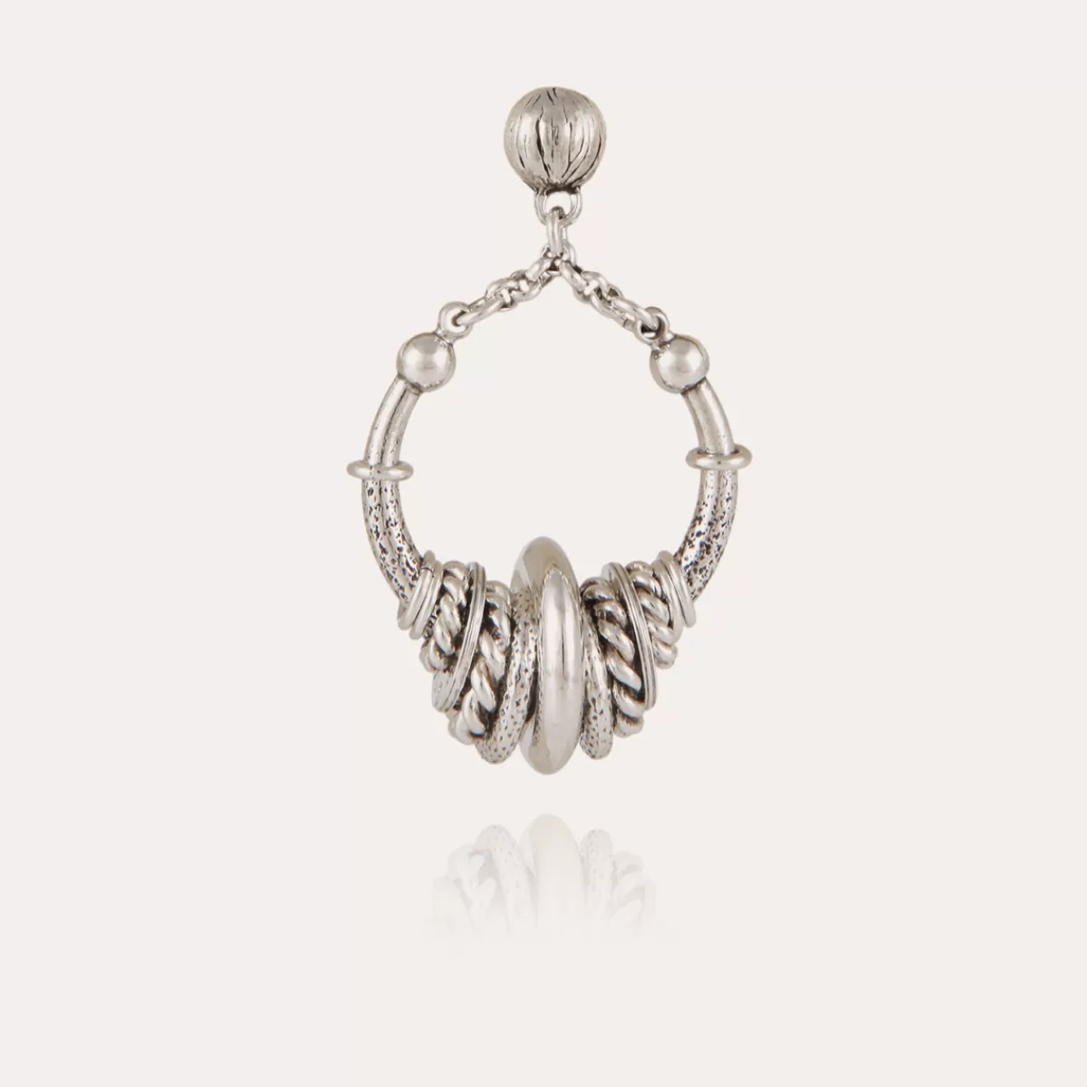 Gas Bijoux Boucles d'oreilles Maranzana petit modèle argentées Flash Sale