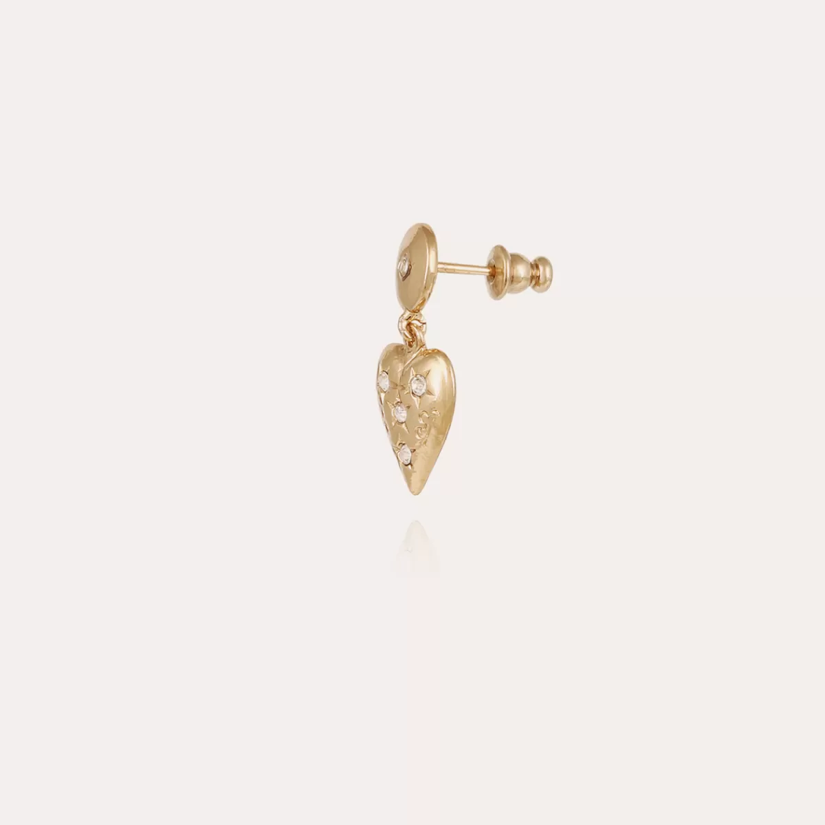 Gas Bijoux Boucles d'oreilles Meli petit modèle dorées Cristal Fashion