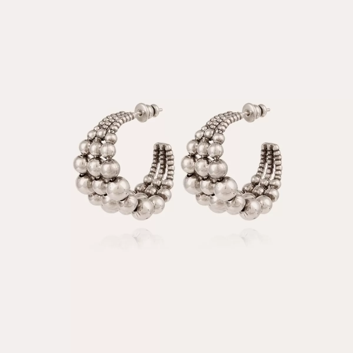 Gas Bijoux Boucles d'oreilles Multiperla mini argentées Hot