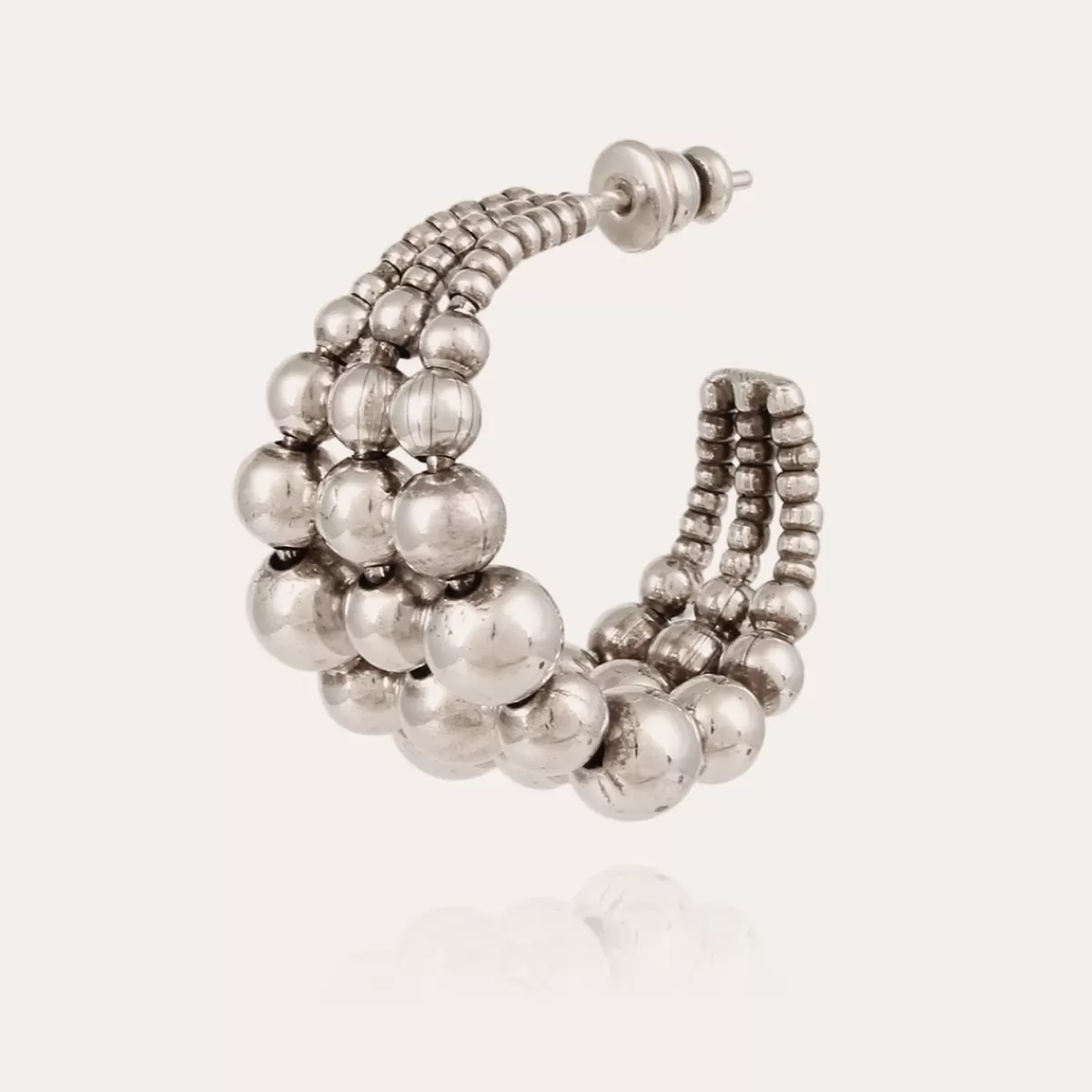 Gas Bijoux Boucles d'oreilles Multiperla mini argentées Hot