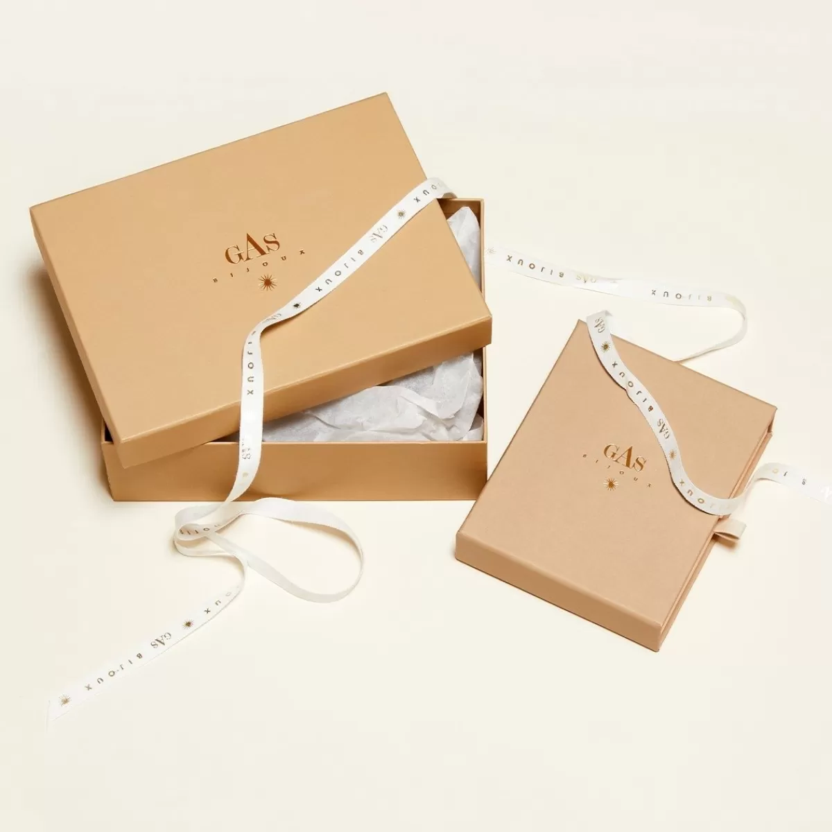 Gas Bijoux Boucles d'oreilles Onde Lucky Cercle petit modèle dorées Cheap