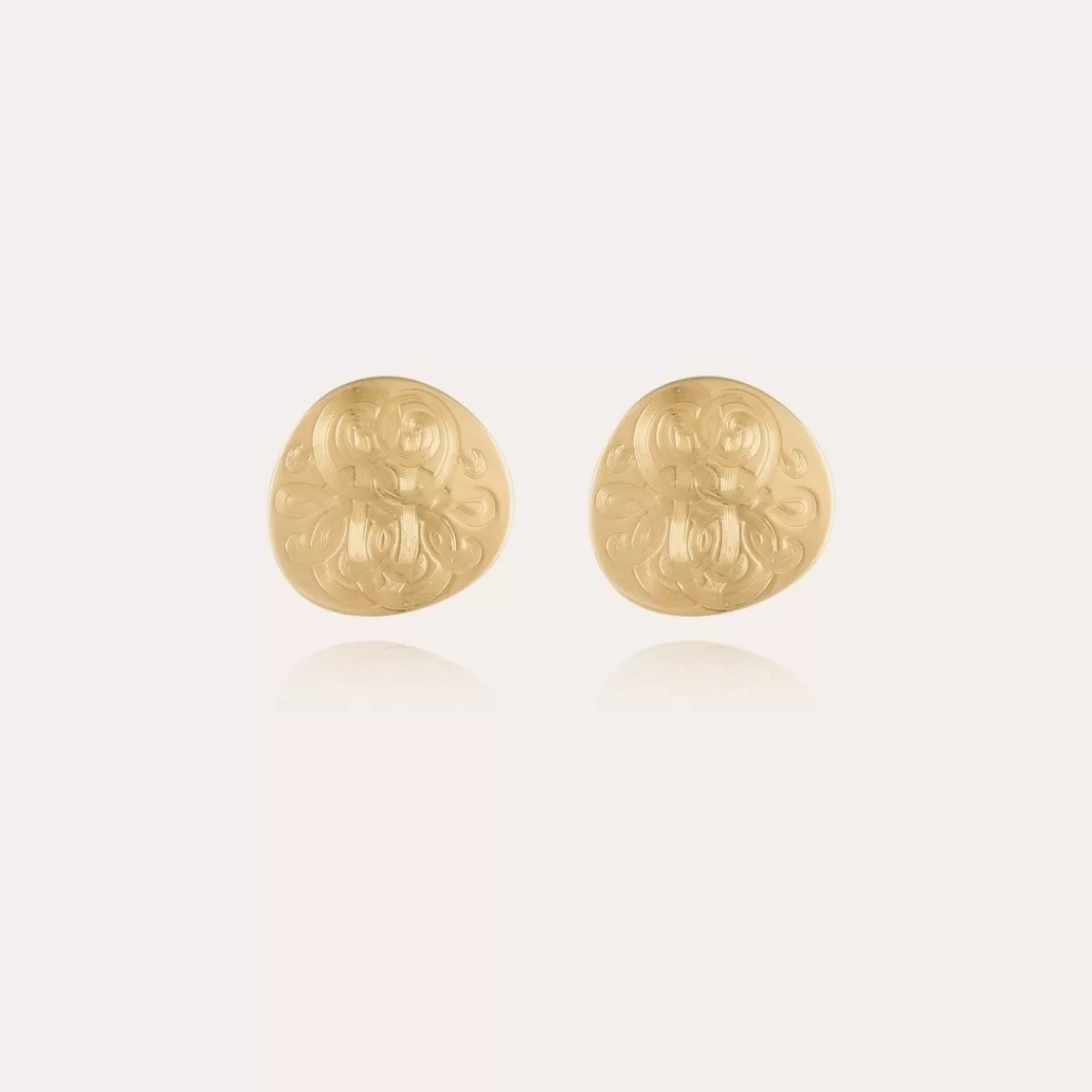Gas Bijoux Boucles d'oreilles puces Diva petit modèle dorées Outlet