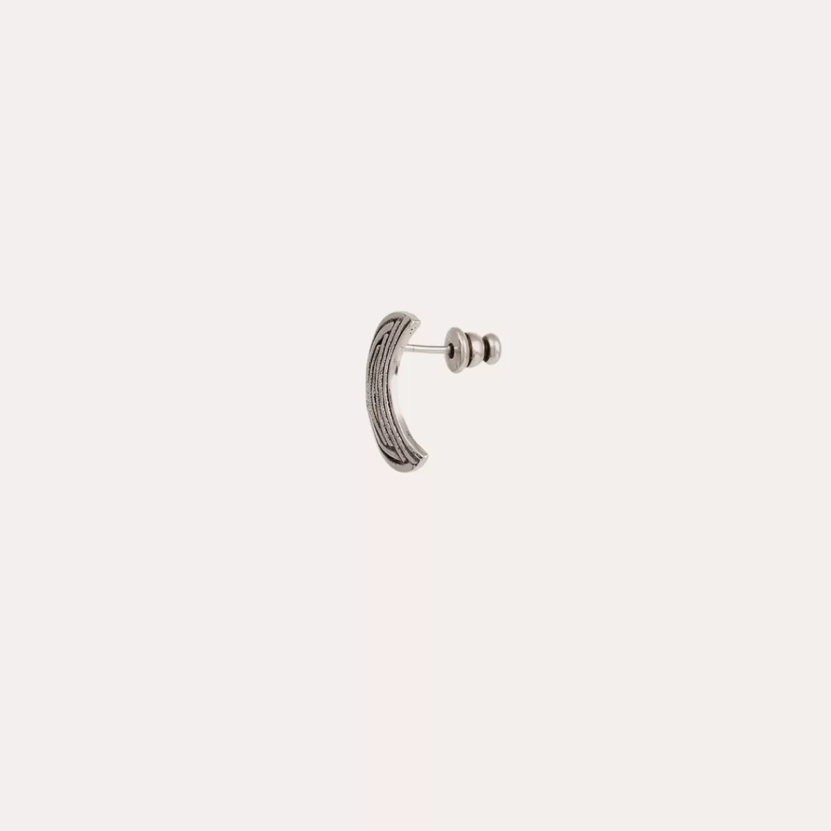 Gas Bijoux Boucles d'oreilles puces Luna Wave petit modèle argentées Store