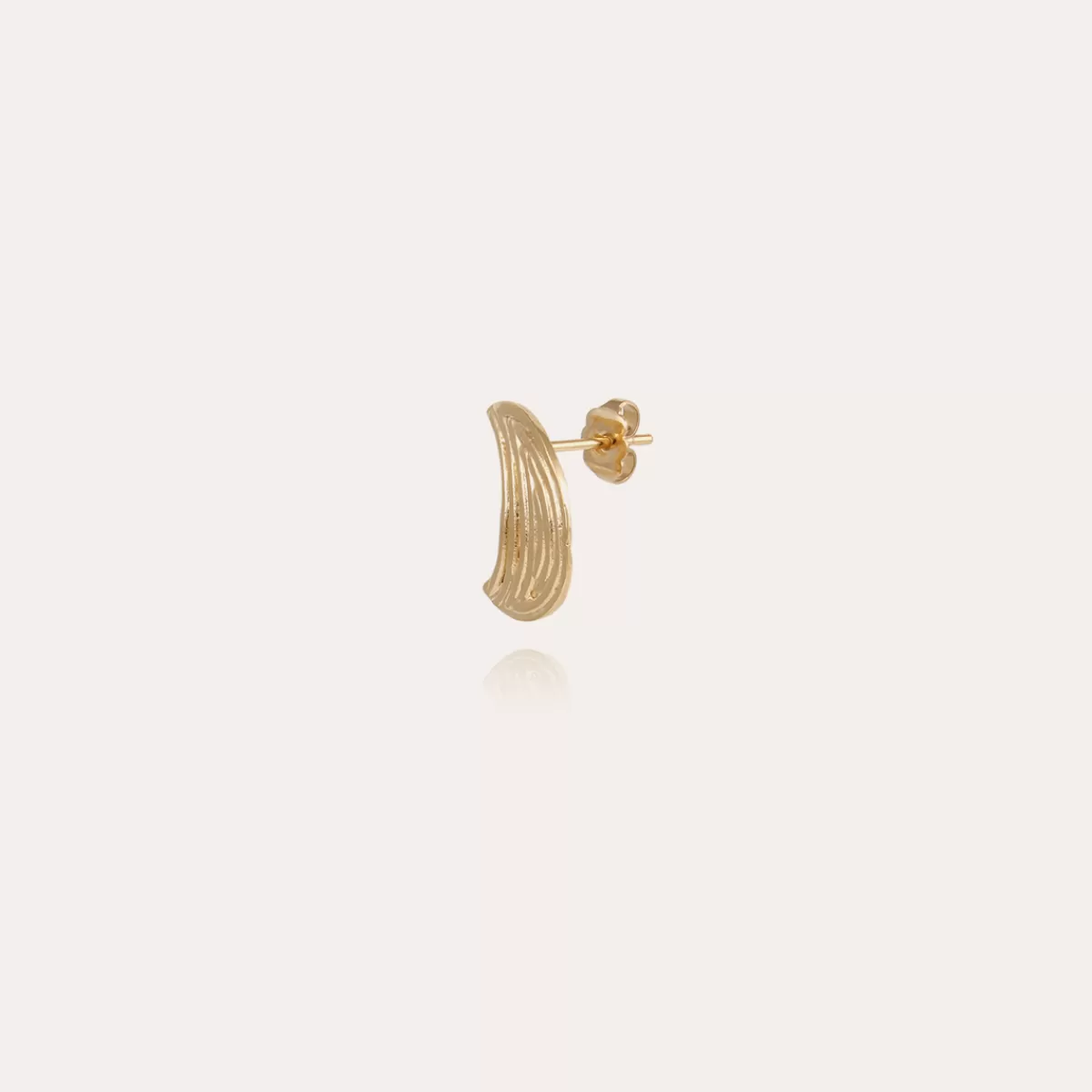 Gas Bijoux Boucles d'oreilles puces Luna Wave petit modèle dorées Shop