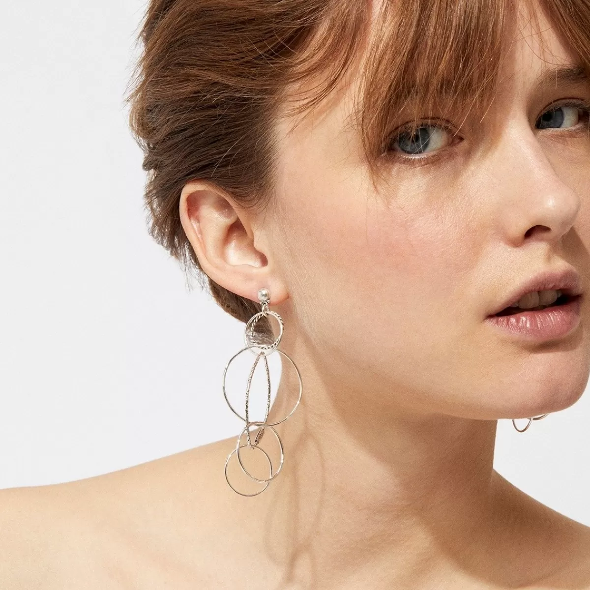 Gas Bijoux Boucles d'oreilles Torsade Multi petit modèle argentées Store