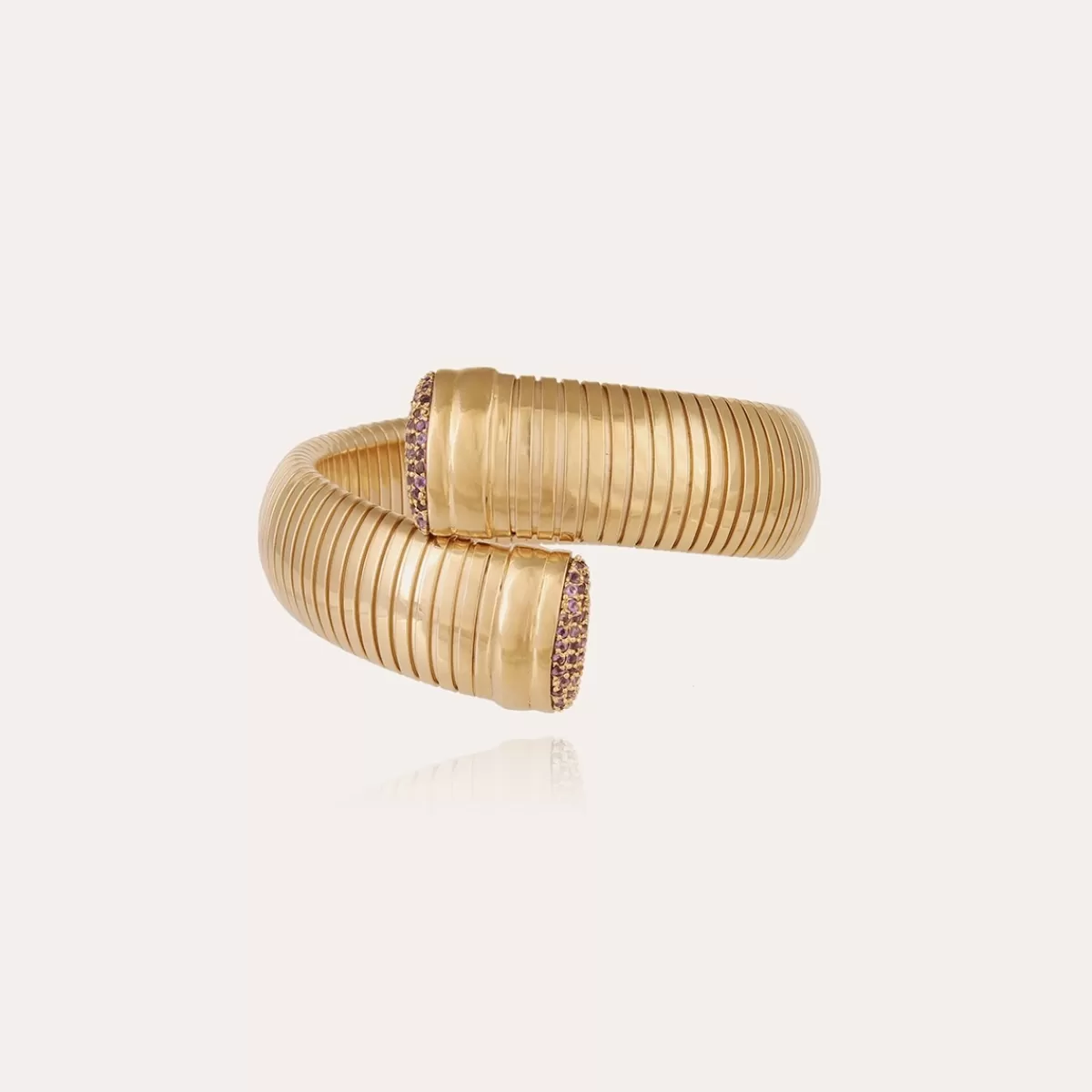 Gas Bijoux Bracelet Antigone doré - - Capsule Les Précieux Améthyste Shop