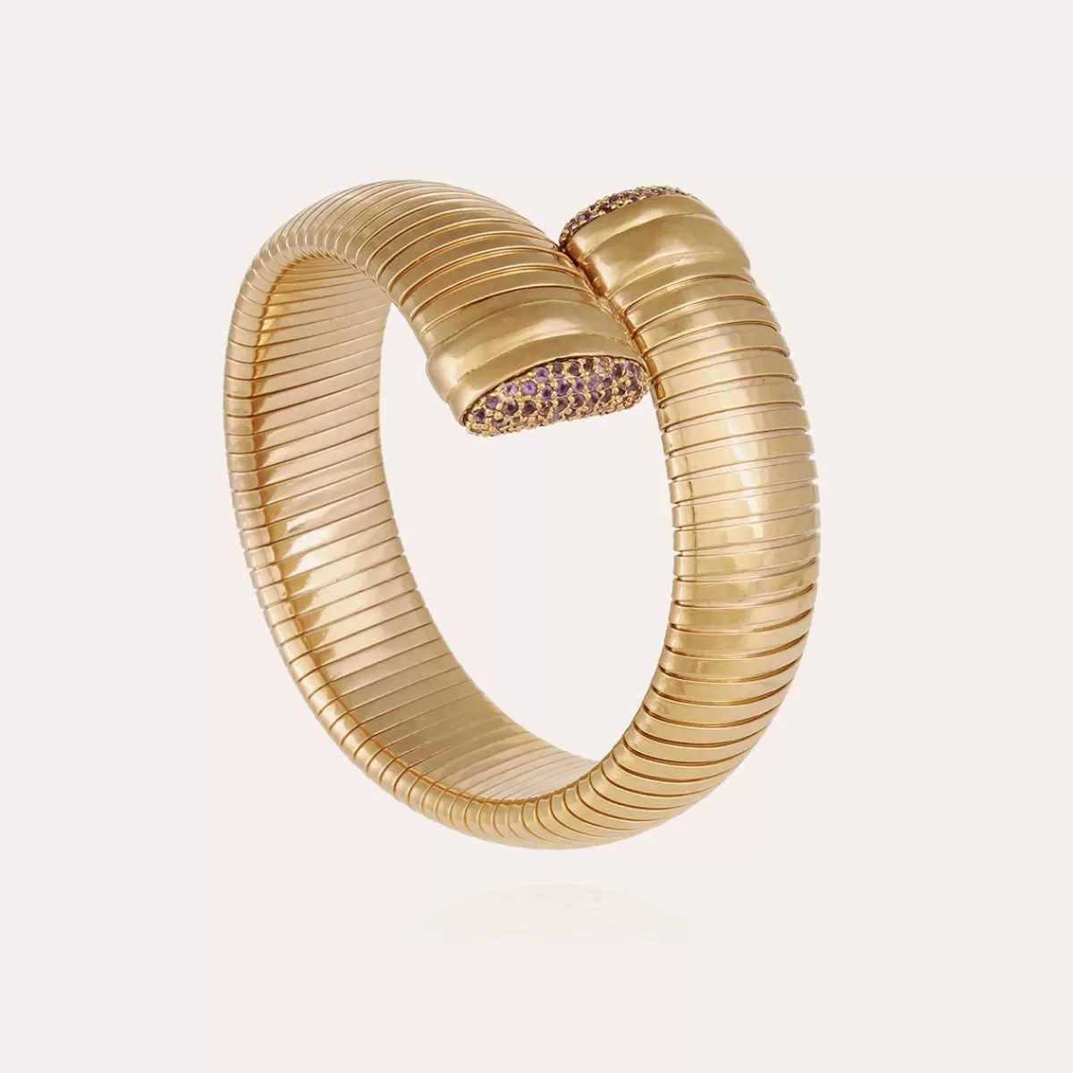 Gas Bijoux Bracelet Antigone doré - - Capsule Les Précieux Améthyste Shop